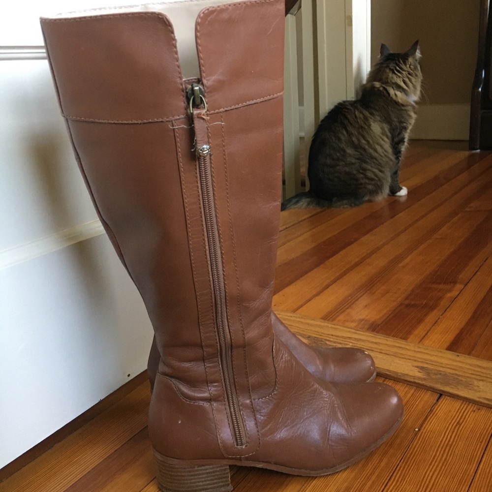 Brown Leather Boots